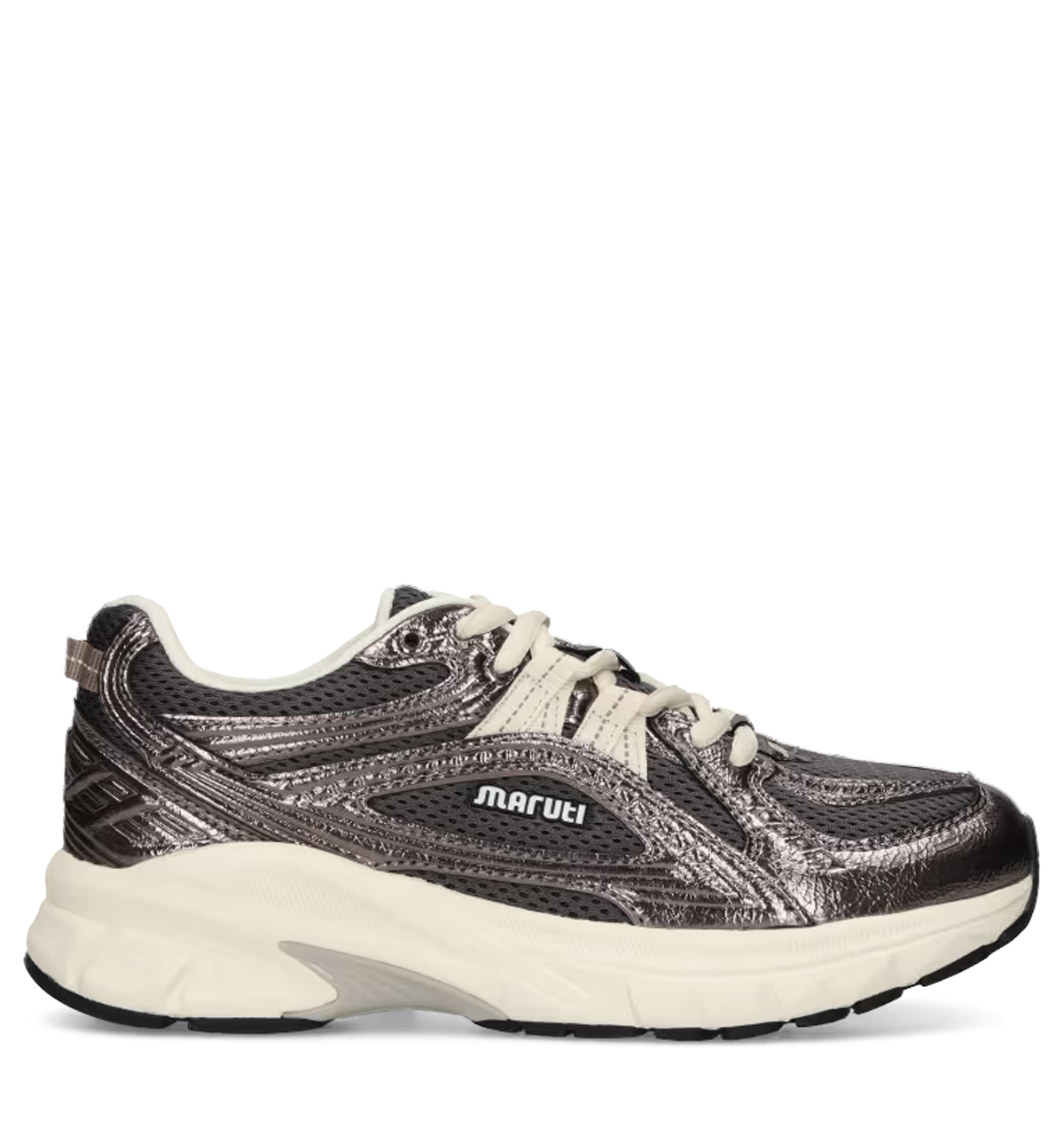 Maruti Nola Leather metallic anthracite Leer Dames