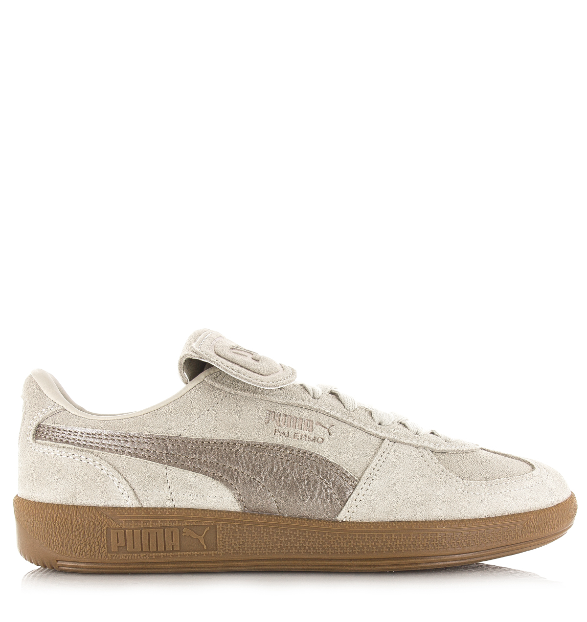 PUMA Palermo Premium Metallic desert gum Suede Dames