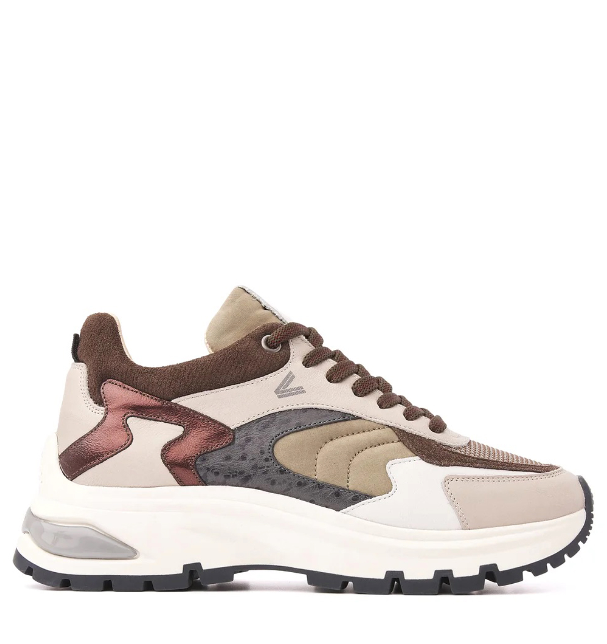 VIA VAI Liz Leighton Struzzo Grigio Suede Dames