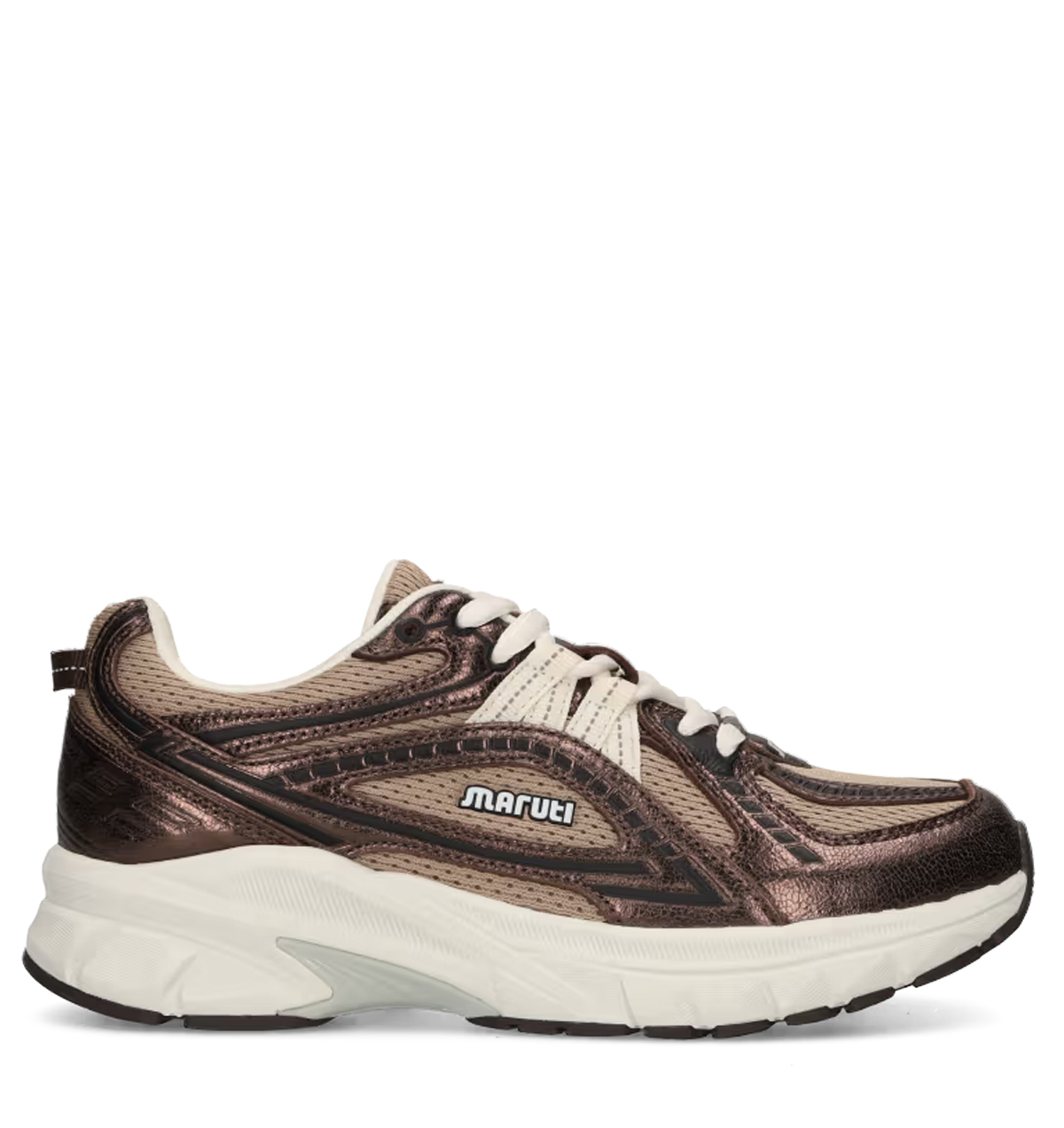 Maruti Nola Leather brown metallic Leer Dames