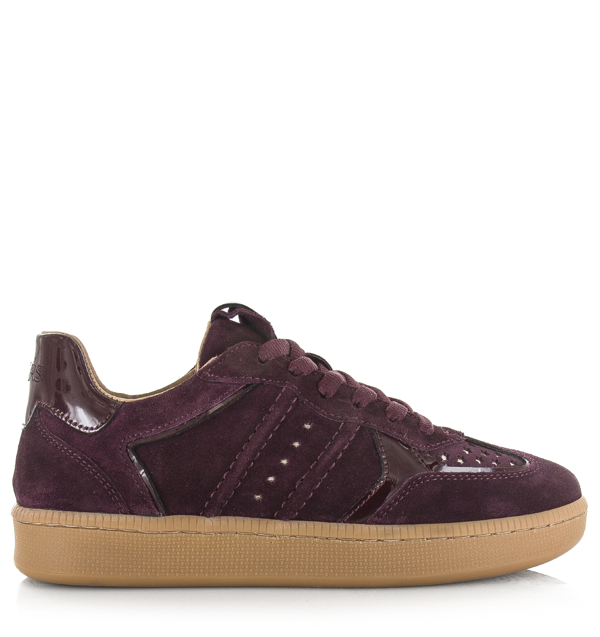DWRS label Mirabel cranberry Suede Dames