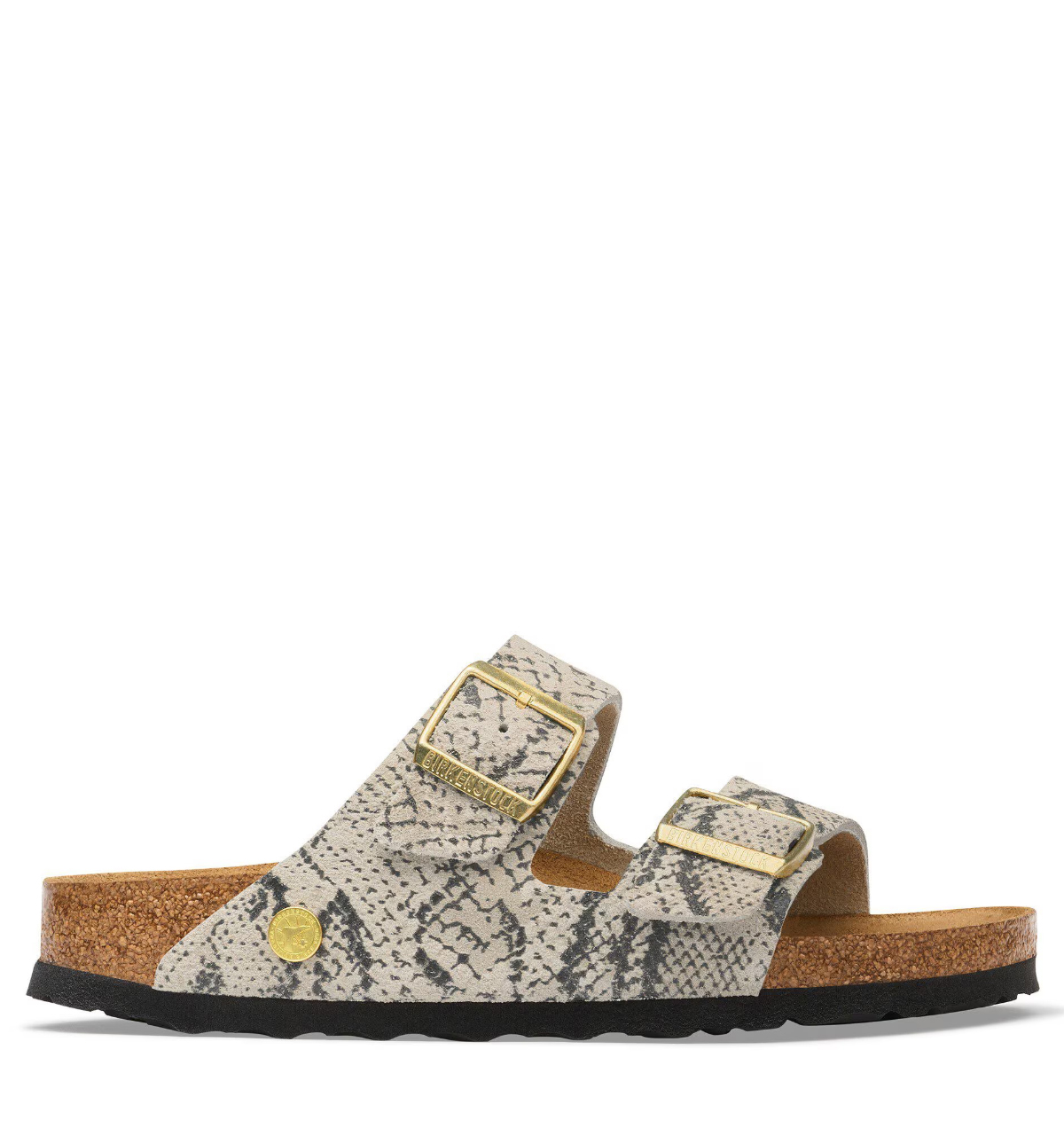BIRKENSTOCK Arizona Rivet Logo snake Suede Dames