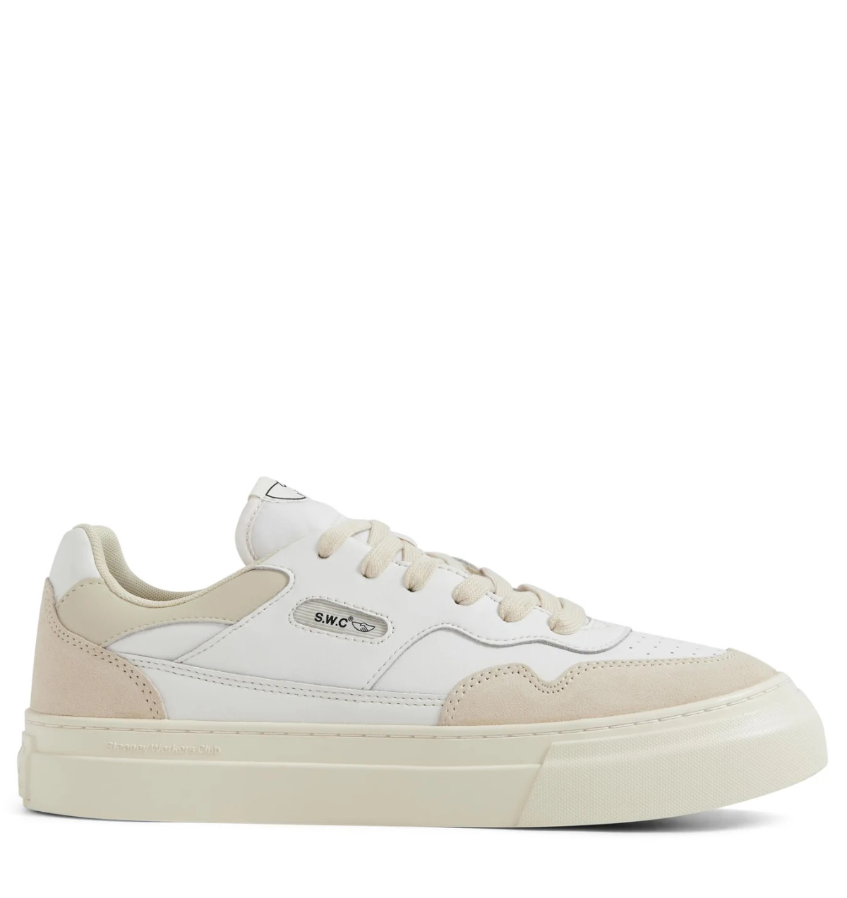 Stepney Workers Club S.W.C PEARL leather spring white Leer Unisex