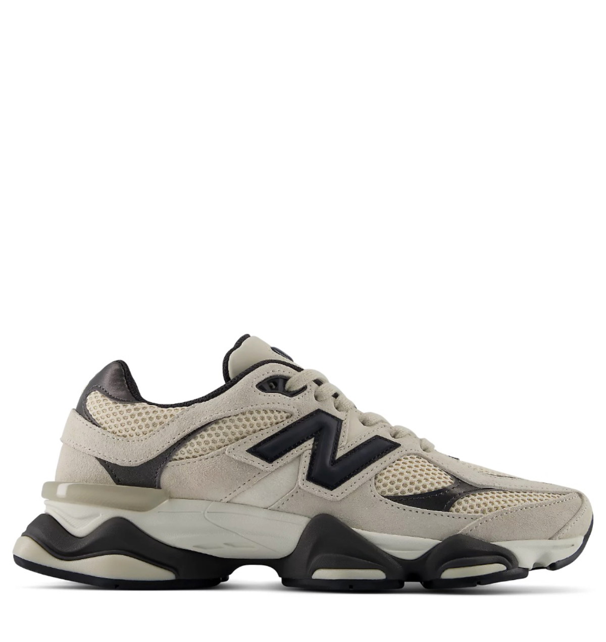 New Balance 9060 timberwolf black cement Suede Unisex