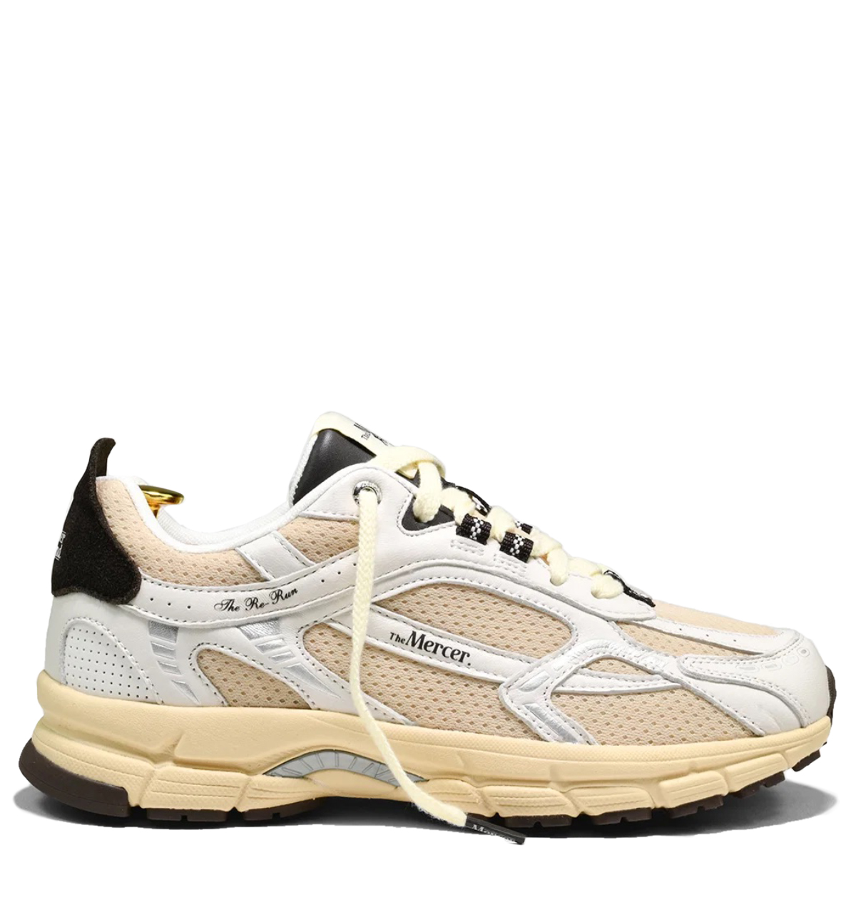 Mercer The Re-Run Vintage white brown Leer Unisex