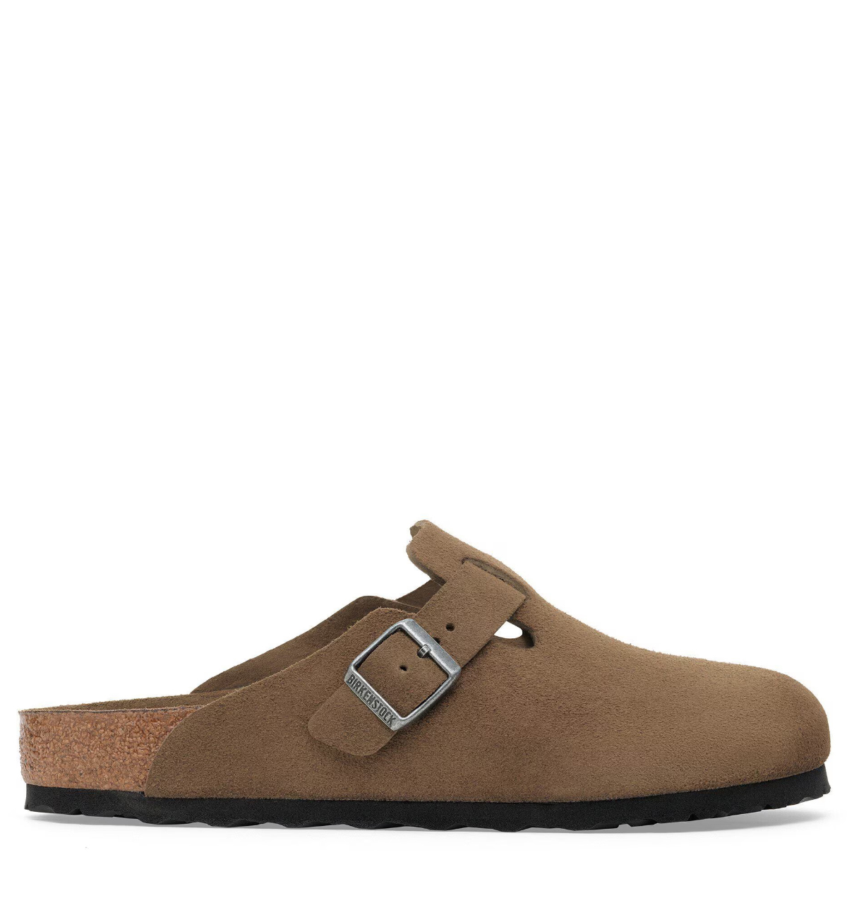 BIRKENSTOCK Boston suede dark tea Suede Unisex afbeelding 1